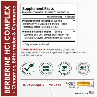 Complejo de berberina HCl Tenorax™